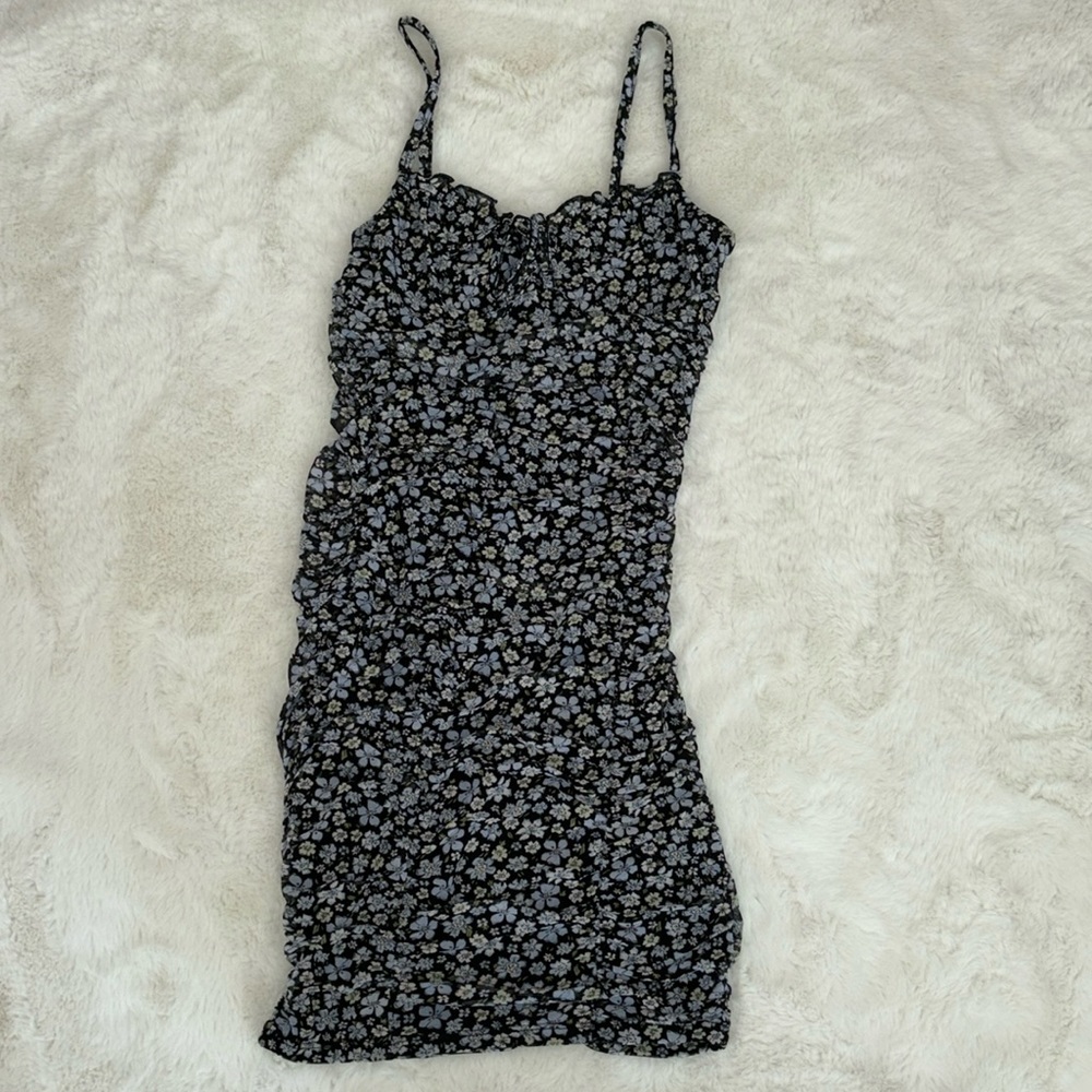 H&M mesh floral dress